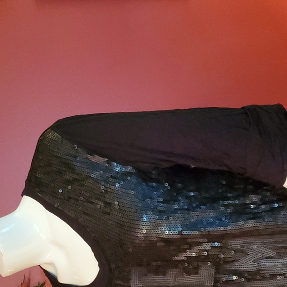 Sequin tunic shirt from England Femme Fatale - Picture 2 of 9